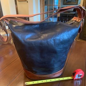 Large Marino Orlando Bucket Bag Italian Leather